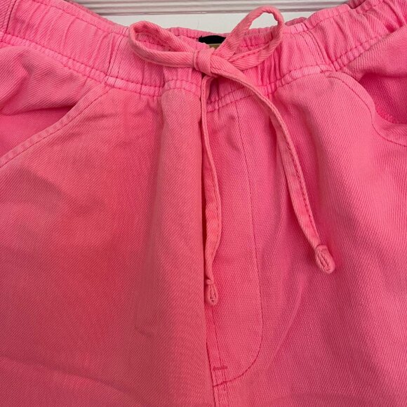 NWT GAP Mid Rise Easy Horseshoe Jeans Bright Pink Denim | Size Small - Picture 6 of 12